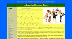 Desktop Screenshot of afountainofbargains.com